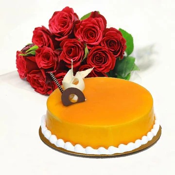 Rose & Mango Cake